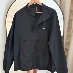 Fabletics Men's Black Windbreaker Jacket